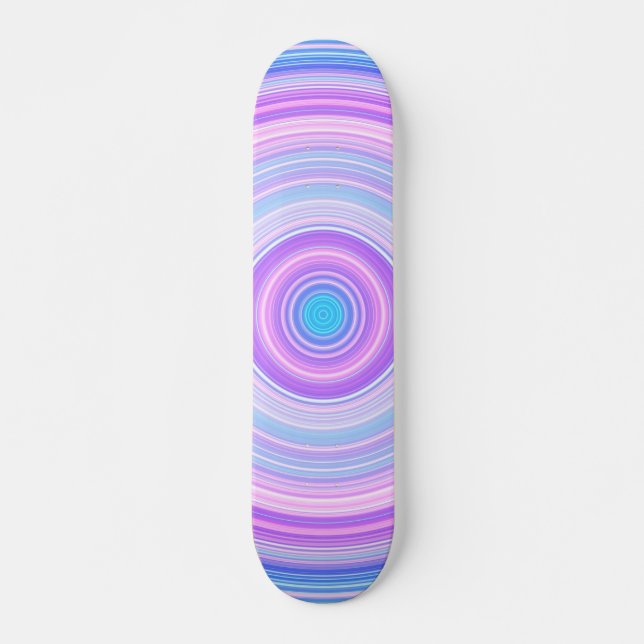 Pastel Candy Coloured   Skateboard (Front)