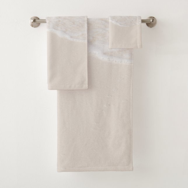 Pastel Caribbean Sea Tranquillity 1 Bath Towel Set (Insitu)