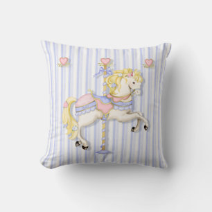 Pastel Carousel Pony Cushion