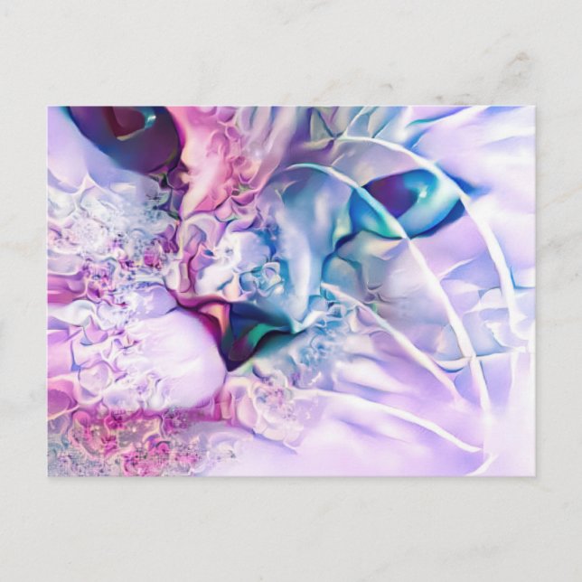 Pastel Cat Dreamscape  Postcard (Front)