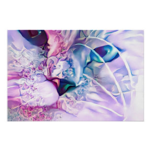 Pastel Cat Dreamscape  Poster