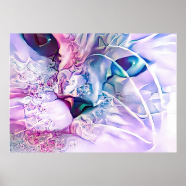 Pastel Cat Dreamscape  Poster (Front)