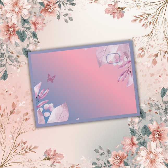 pastel cherry blossom sakura wedding envelope (Creator Uploaded)