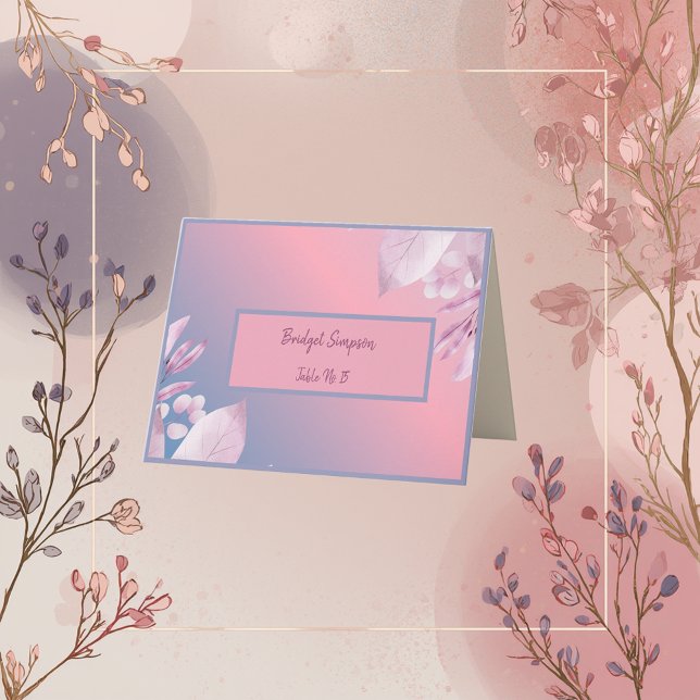 pastel cherry blossom sakura wedding guest card (Creator Uploaded)