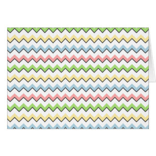 Pastel Chevron-Drop Shadow by Shirley Taylor