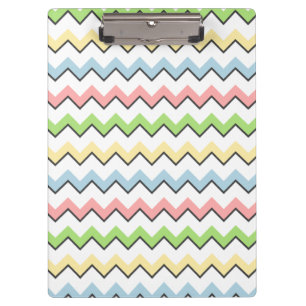 Pastel Chevron-Drop Shadow by Shirley Taylor Clipboard