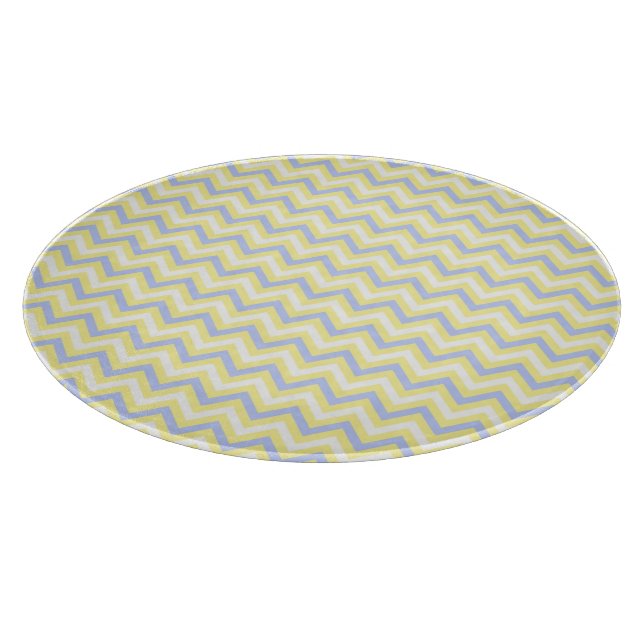 Pastel Chevron Pattern Cutting Board (Corner)
