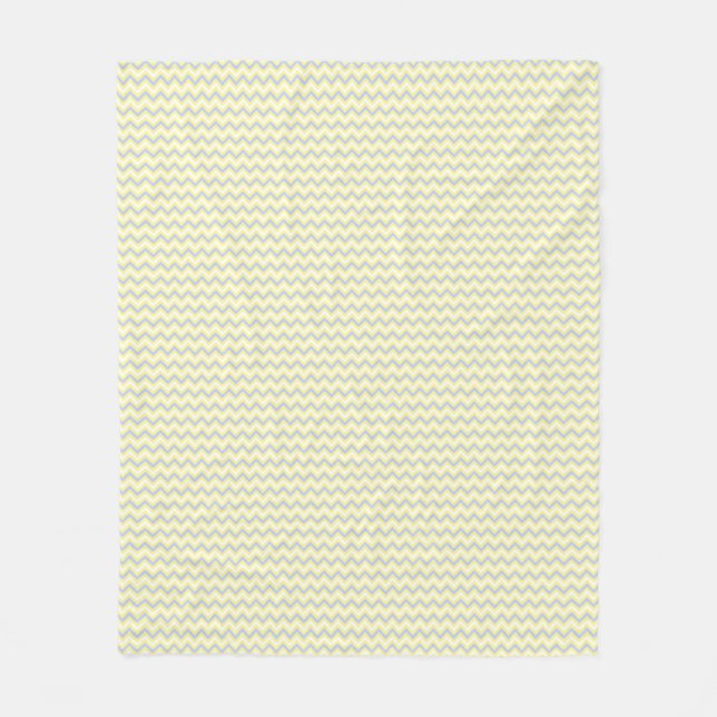 Pastel Chevron Pattern Fleece Blanket (Front)