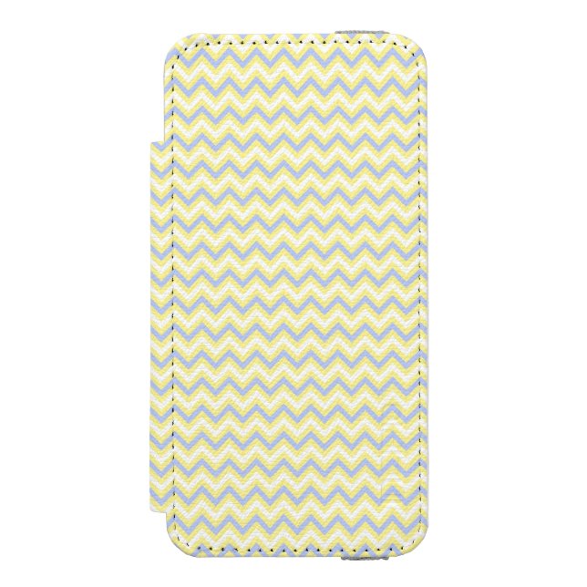 Pastel Chevron Pattern Incipio iPhone Wallet Case (Folio Front)
