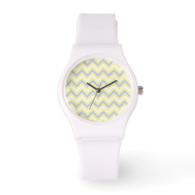 Pastel Chevron Pattern Watch (Front)