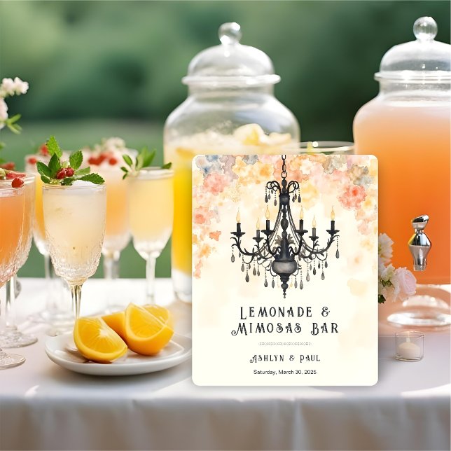 Pastel Chic Elegant Floral Vintage Chandelier Plaque (Pastel Colors Chic Elegant Floral Vintage Chandelier Bridal Shower Wedding Signs Plaque. )