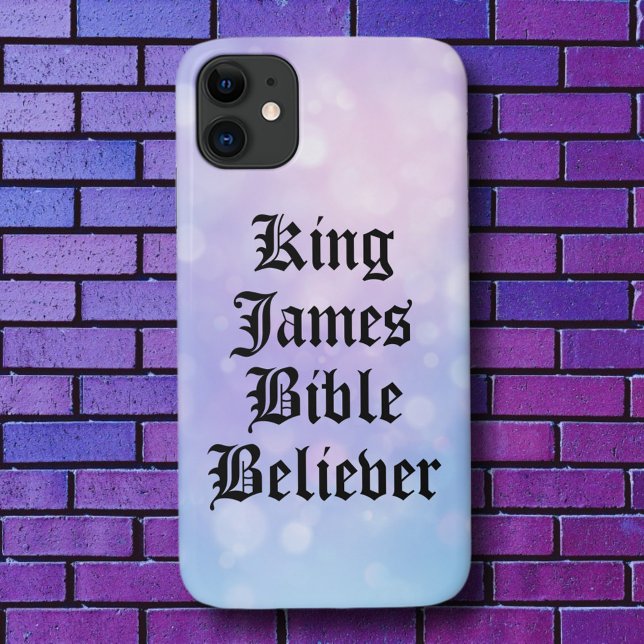 Pastel Christian Faith King James Bible Believer Case-Mate iPhone Case (Creator Uploaded)