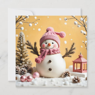 Pastel Christmas - Flat Card 