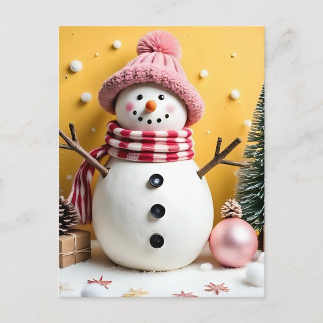 Pastel Christmas - Holiday Card (Front)