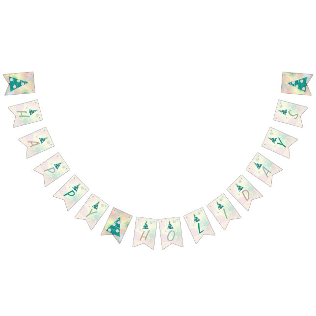 Pastel Christmas HOLIDAY CELEBRATION Bunting (All)