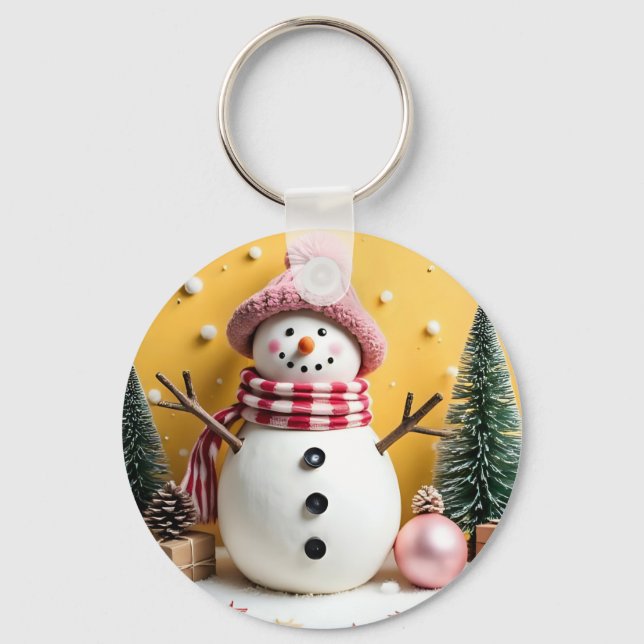 Pastel Christmas - Keychain (Front)