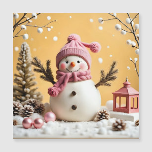Pastel Christmas - Magnetic Card 
