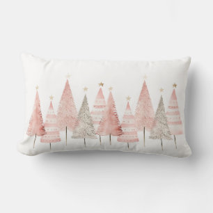 Pastel Christmas Throw Pillow