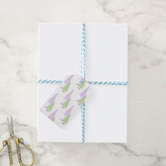 Pastel Christmas Trees  Gift Tags