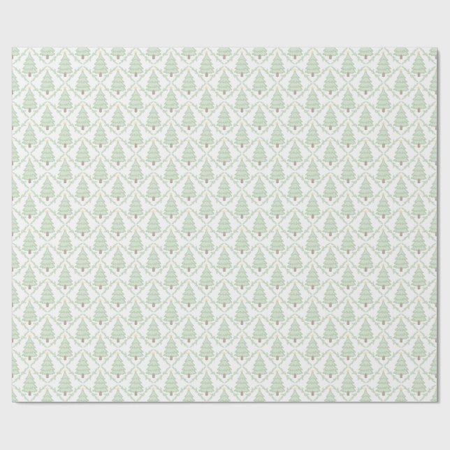 🎄 Pastel Christmas Wonderland Wrapping Paper 🎁 (Flat)