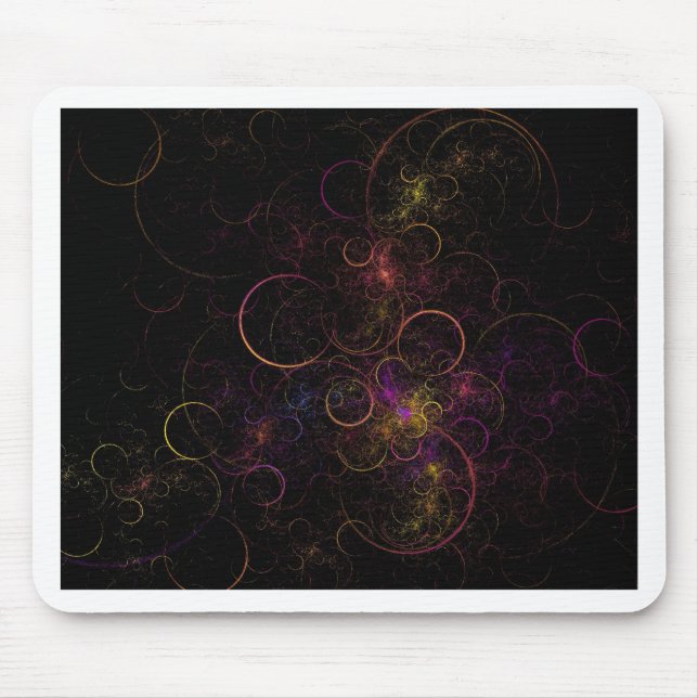 Pastel Circles Mouse Mat (Front)