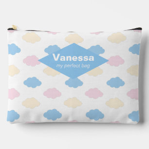 Pastel clouds. accessory pouch
