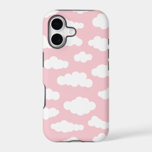 Pastel Clouds Asthetic White And Pink Art