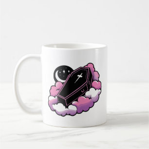 Pastel coffin coffee mug