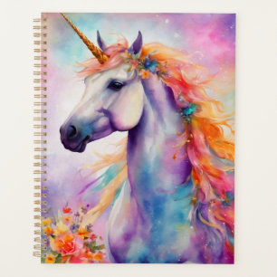 Pastel Color Unicorn Planner