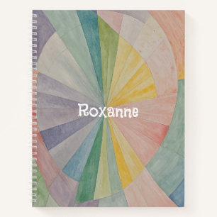 Pastel Color Wheel Odyssey Personalised Notebook