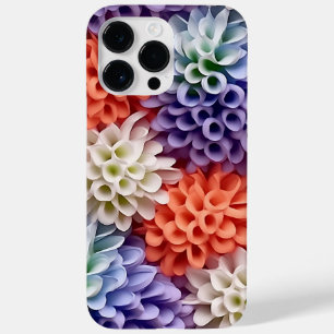 PASTEL COLORED 3-D LOOK HYACYNTH FLOWERS Case-Mate iPhone 14 PRO MAX CASE