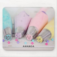 Pastel Colored Cake Decorating Tools Photograph