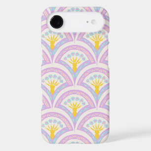 Pastel colored shell pattern