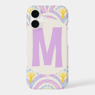 Pastel colored shell pattern