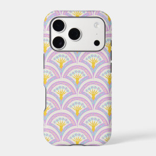 Pastel colored shell pattern