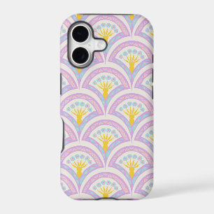 Pastel colored shell pattern