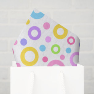 Pastel Colorful Circles  Tissue Paper