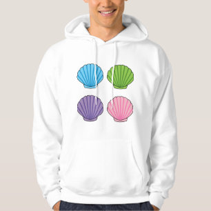 Pastel Colorful Seashell Pack Hoodie