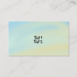 Pastel Colors customizable Business Card
