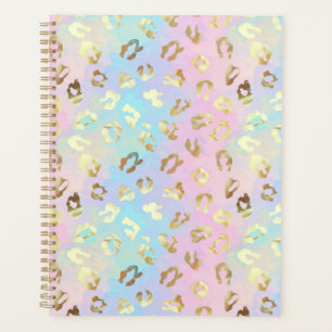 Pastel Colors Leopard Skin Bandana Planner