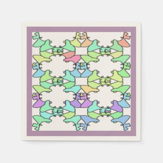 PASTEL COLORS NAPKIN (Front)