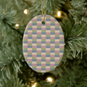Pastel Colors with Muddy Green Ceramic Tree Decoration