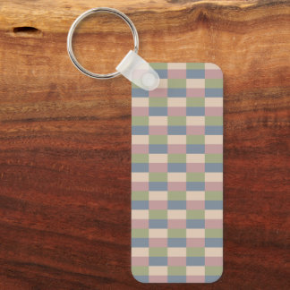 Pastel Colors with Muddy Green  Key Ring