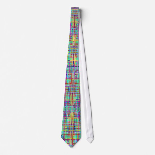 Pastel Colour Boxes Tie (Front)
