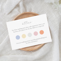 Pastel Colour Dot Attire Wedding Dress Code 