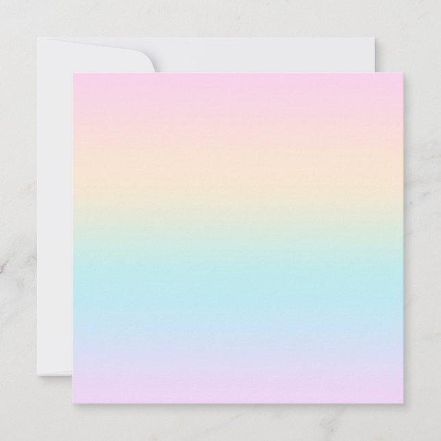 Pastel colour gradient (Front)