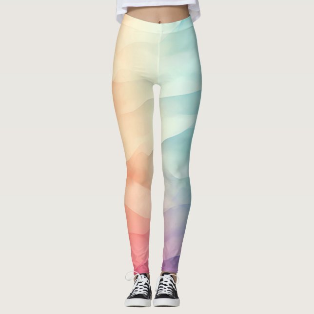 Pastel colour leggings (Front)