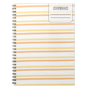 Pastel Colour Line Notebook