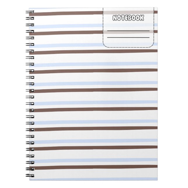 Pastel Colour Line Notebook (Front)
