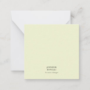 Pastel colour minimalist modern trendy own name card